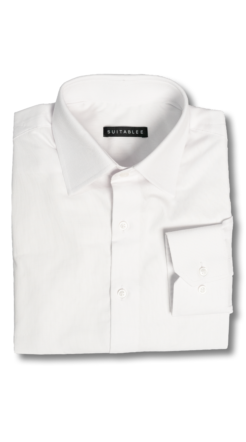 Chemise Habillée Popeline Blanche