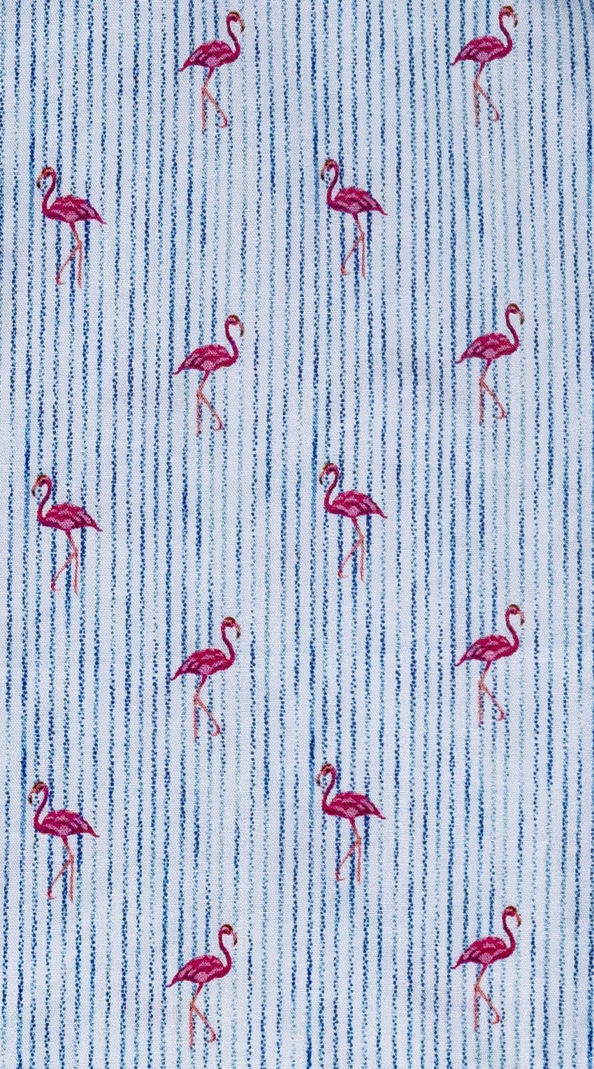 Flamingo Striped Dress Shirt Flamingo Striped Dress Shirt