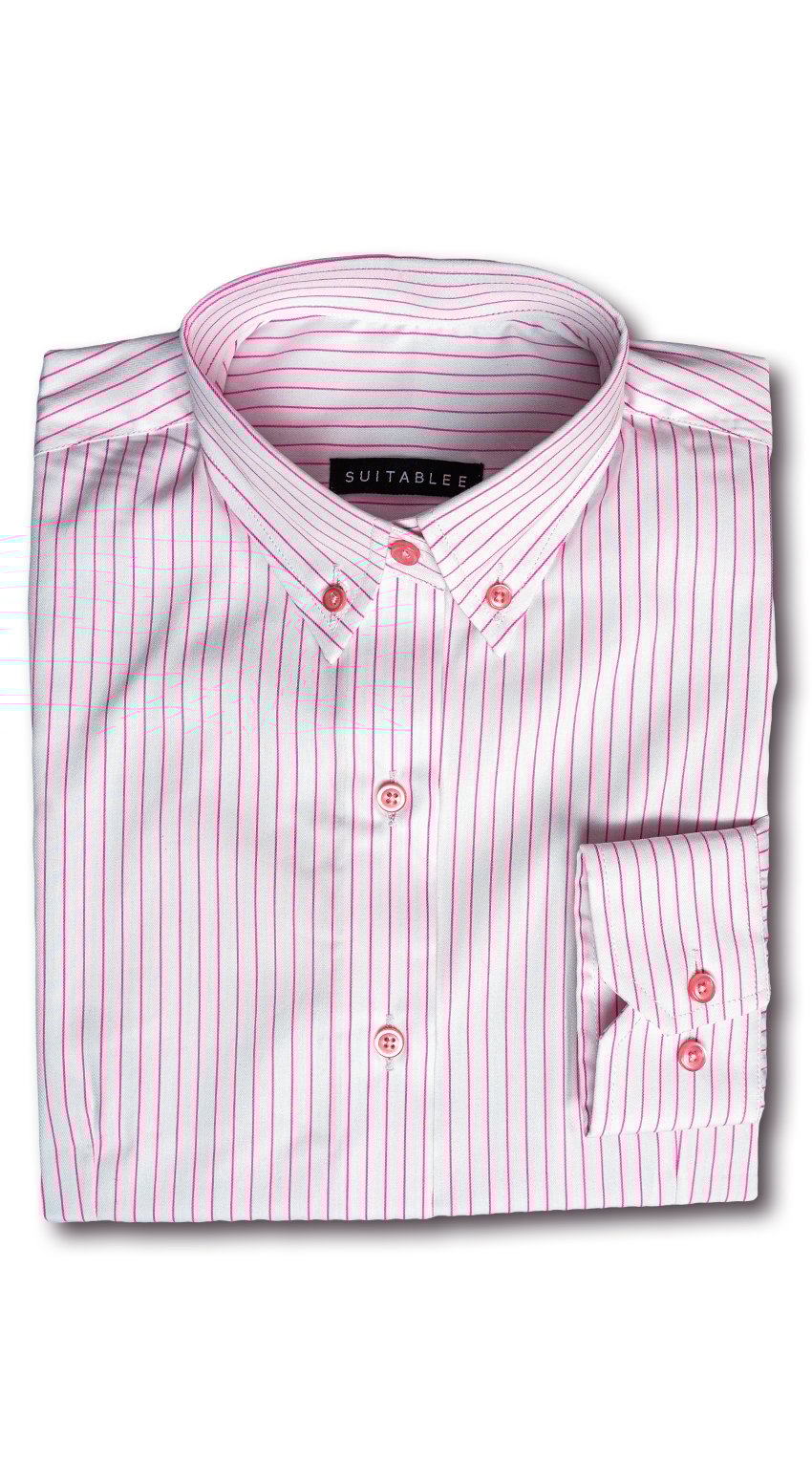 Pink Pinstripe Dress Shirt Pink Pinstripe Dress Shirt