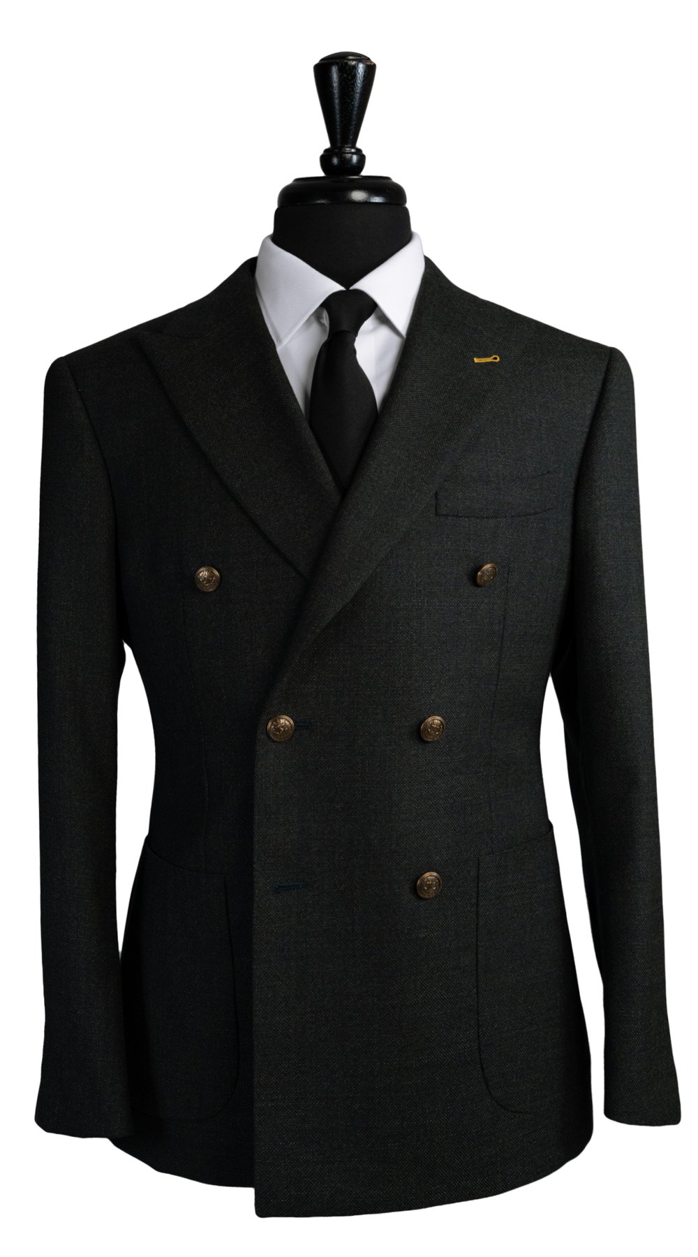Obsidian Charcoal Double-Breasted Suit Obsidian Charcoal Double-Breasted Suit
