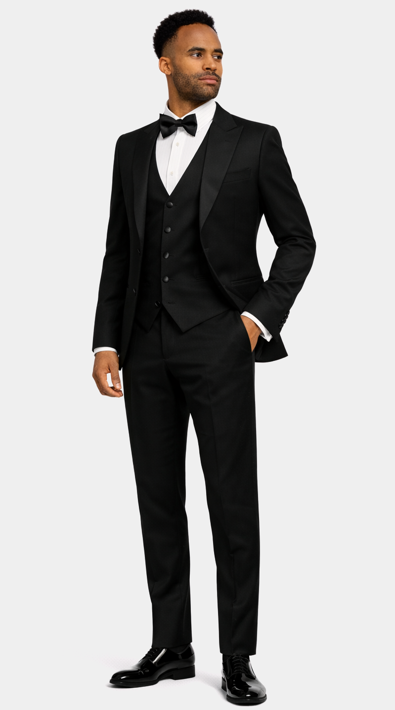 Complet Satin Noir Onyx Complet Satin Noir Onyx