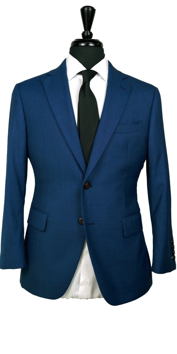 Prussian Blue Wool Suit Prussian Blue Wool Suit
