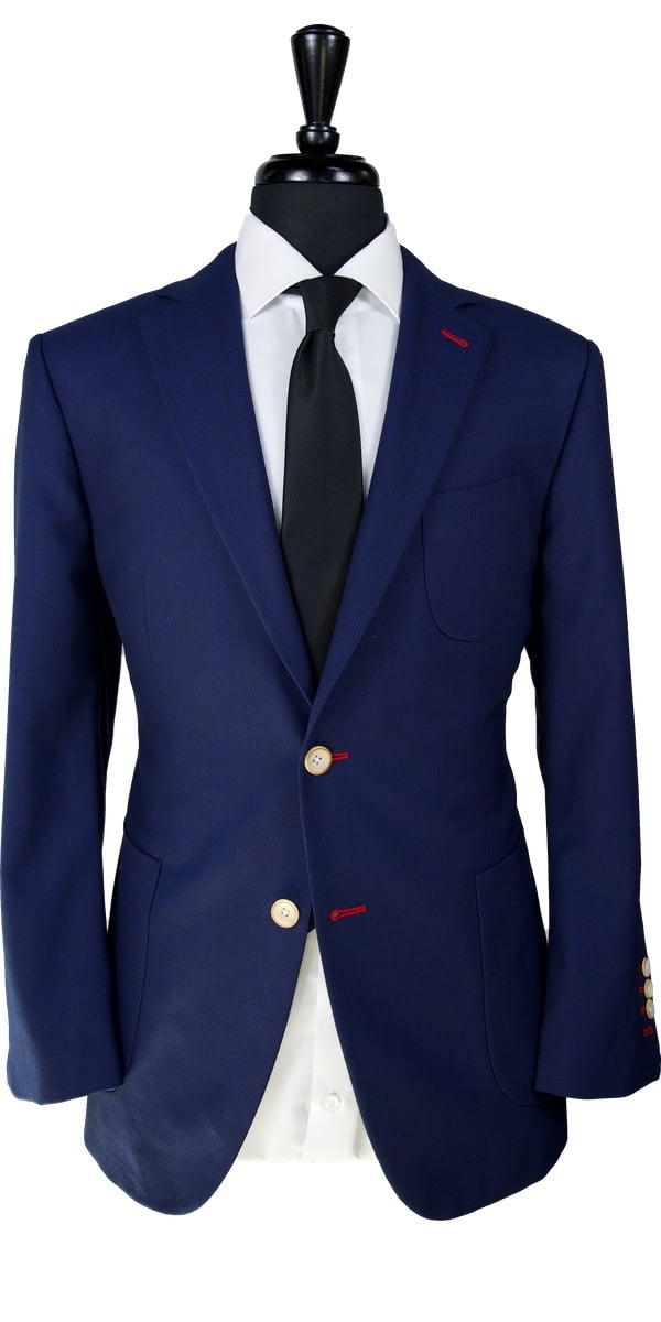 Classic Blue Birdseye Wool Suit Classic Blue Birdseye Wool Suit
