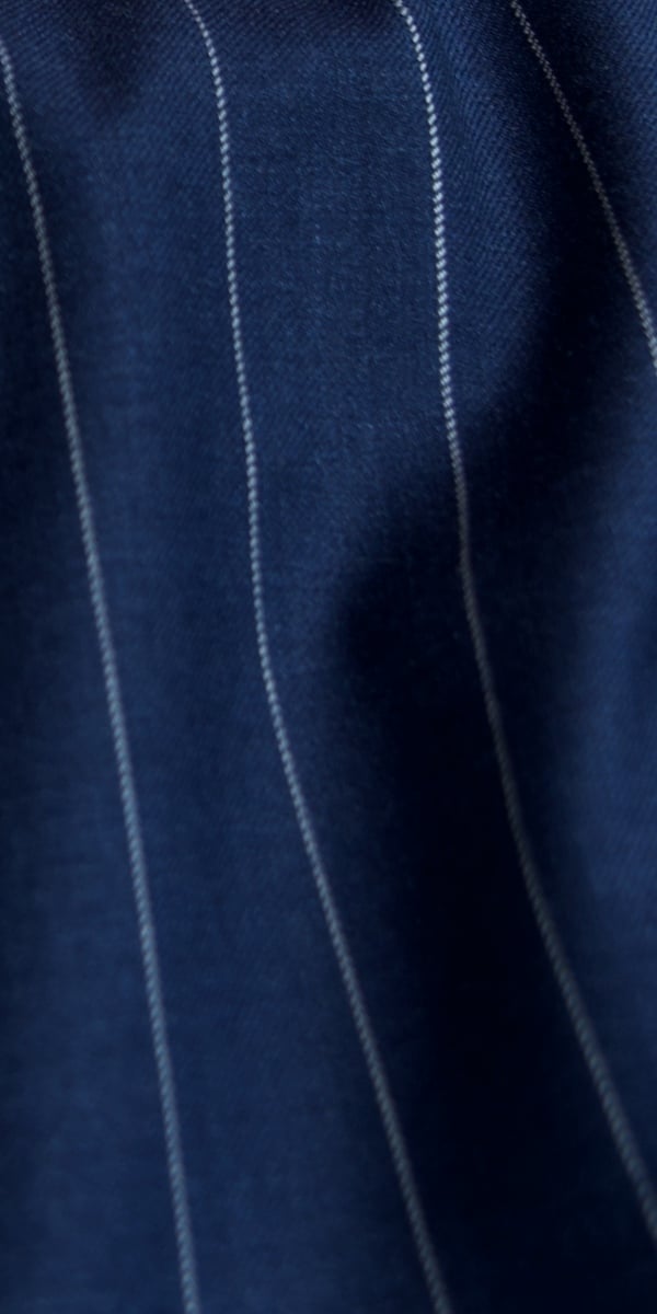 Oxford Blue Pinstripe Wool Suit Oxford Blue Pinstripe Wool Suit