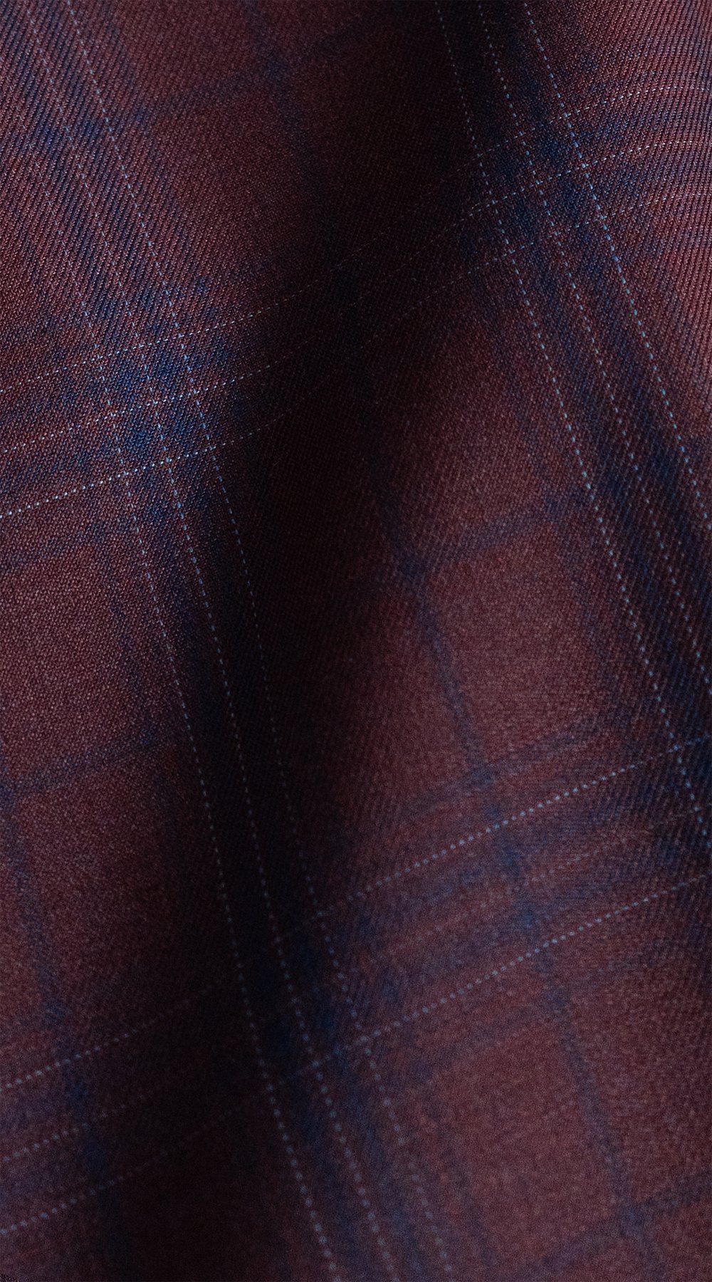Plum Navy Plaid Wool Suit  Plum Navy Plaid Wool Suit