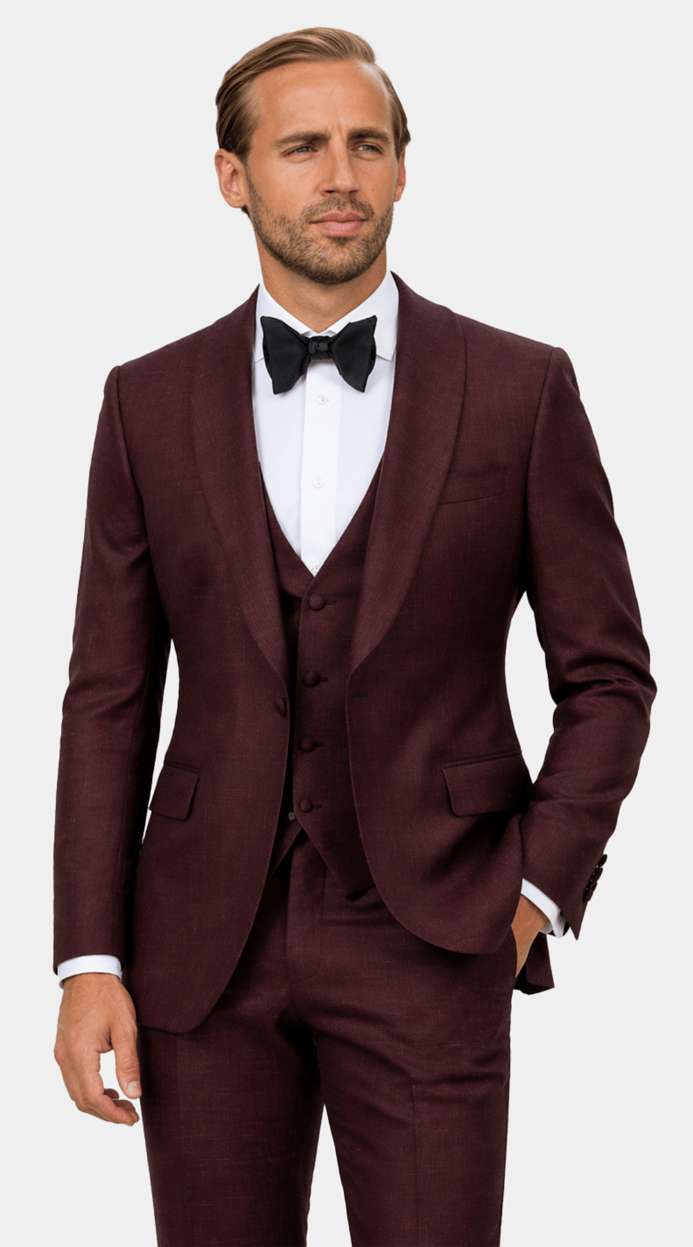 Red Jam Wool Tuxedos Red Jam Wool Tuxedos