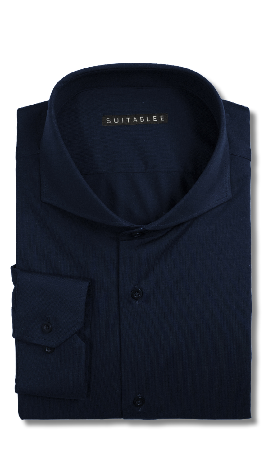 Deep Navy Stretch Dress Shirt Deep Navy Stretch Dress Shirt