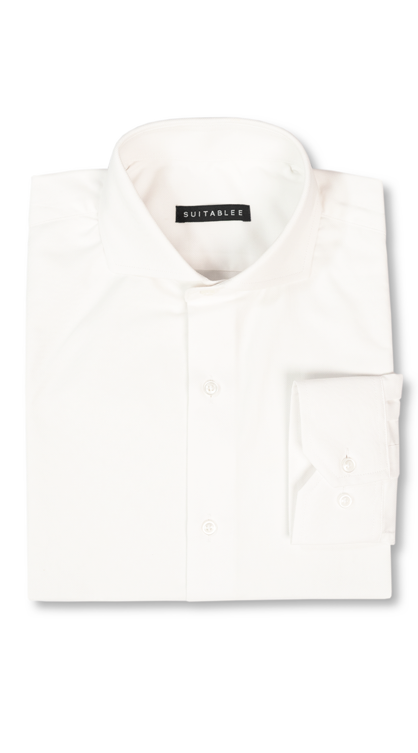 Chemise Habillée Blanche Interlock