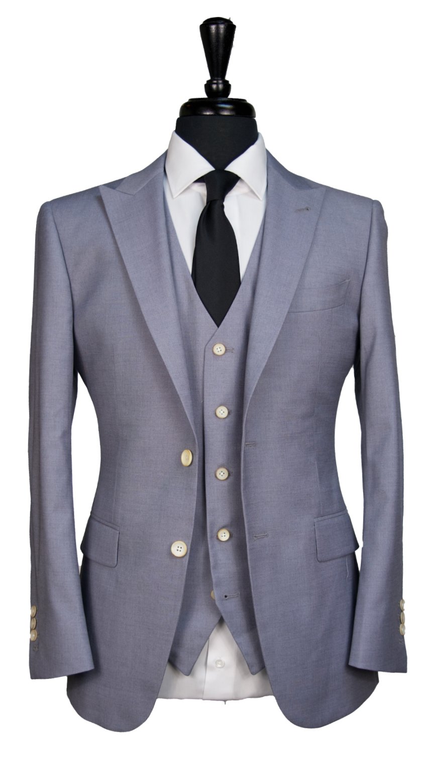Blue Gray Wool Suit Blue Gray Wool Suit