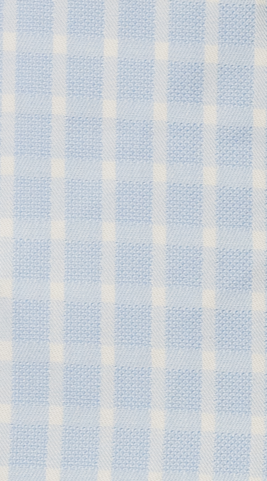 Chemise Habillée Carreaux Bleu Ciel