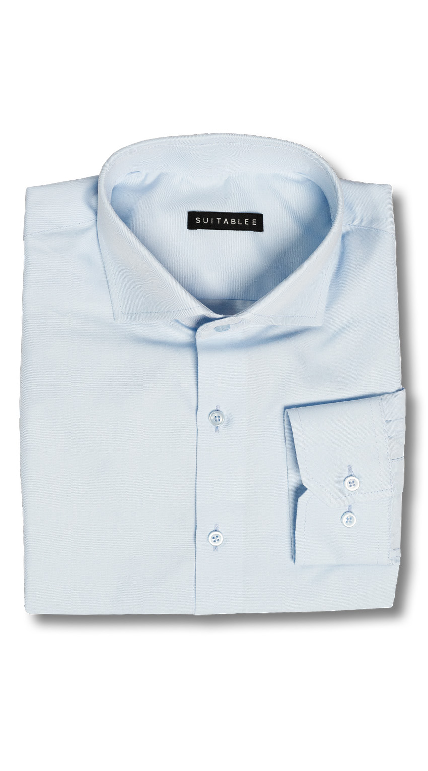 Chemise Habillée Sergé Azur