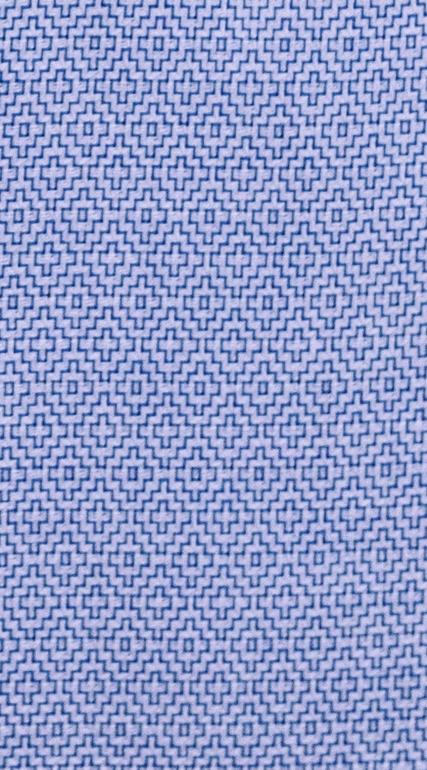 Blue Micro-Geo Dress Shirt Blue Micro-Geo Dress Shirt