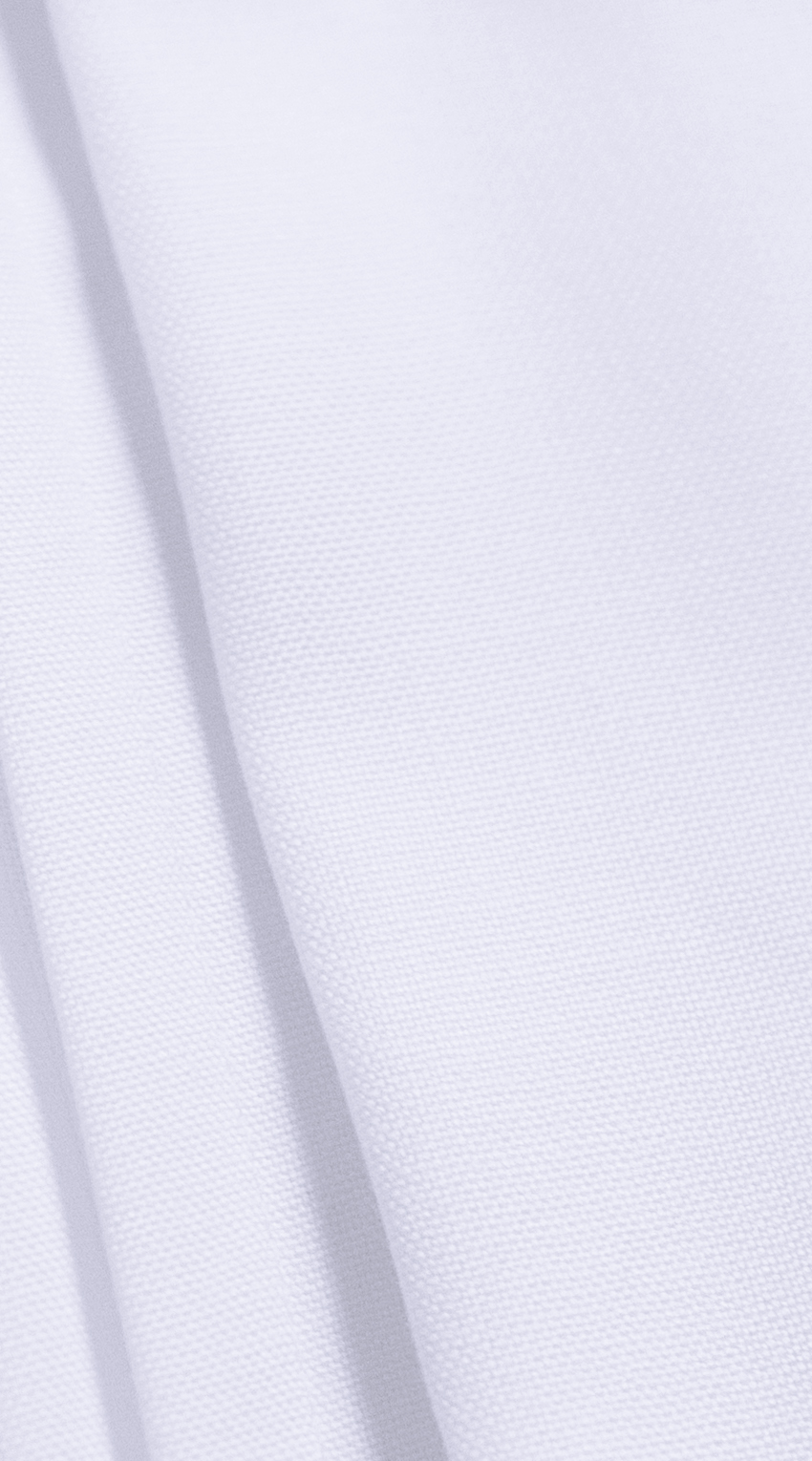 White Birdseye Pleated Tuxedo Shirt White Birdseye Pleated Tuxedo Shirt