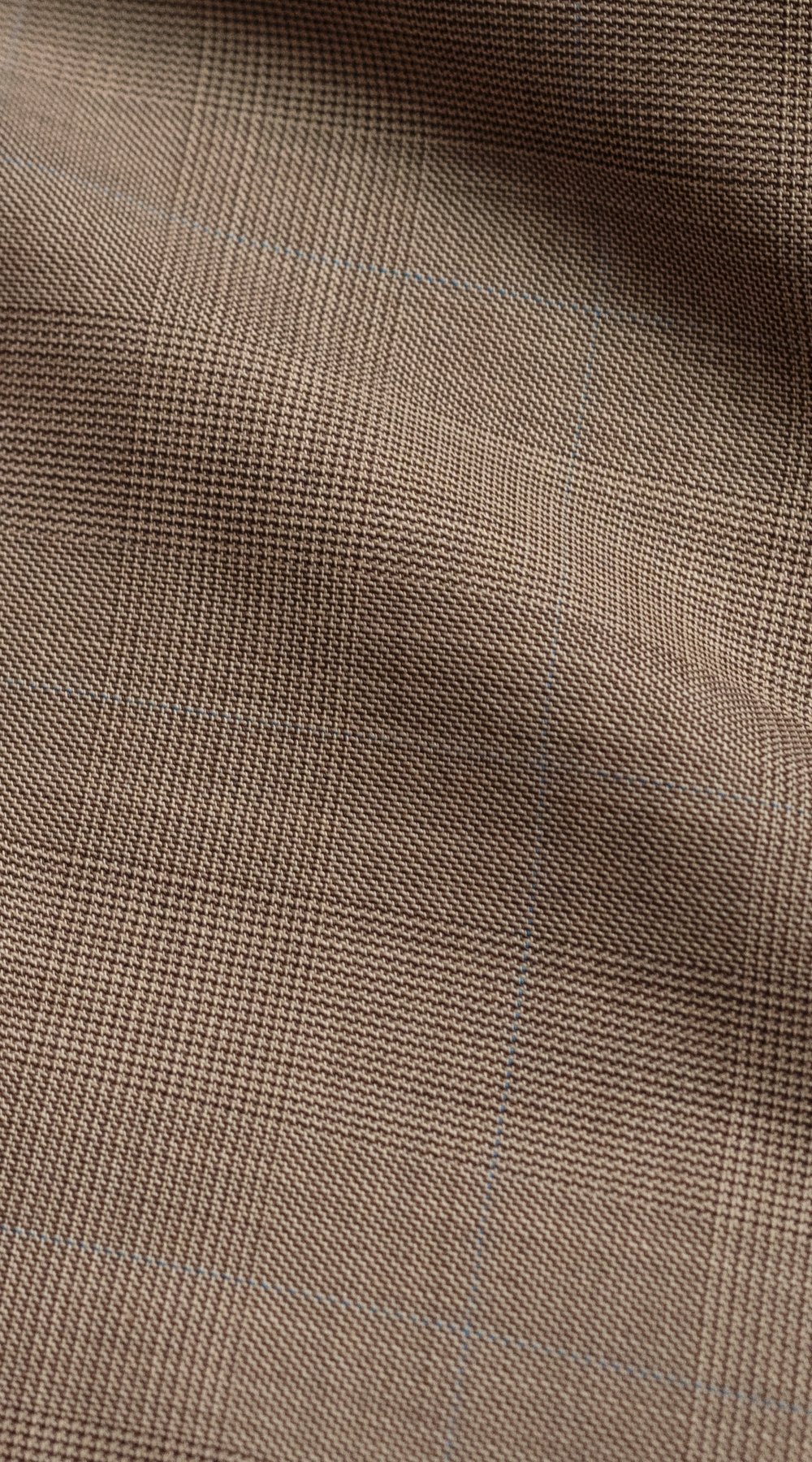Golden Sand Plaid Double-Breasted Suit Golden Sand Plaid Double-Breasted Suit