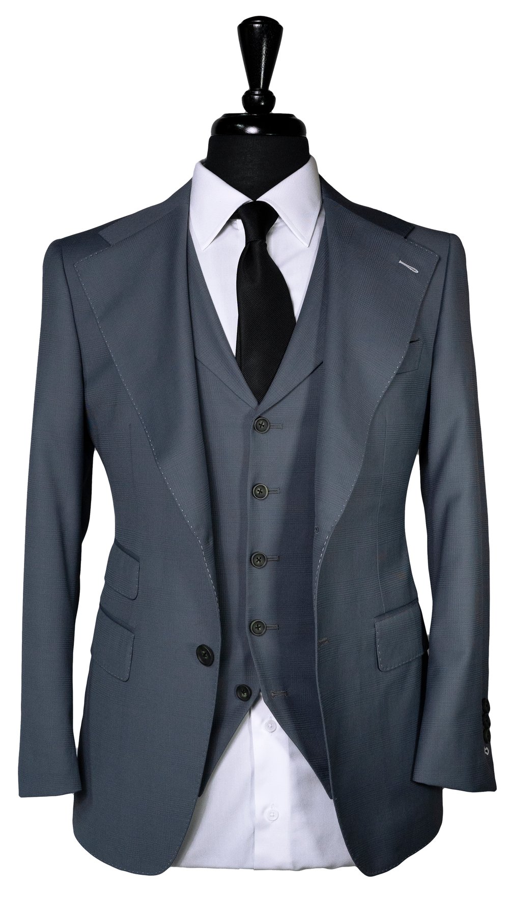 Slate Grey Three-Piece Suit Slate Grey Three-Piece Suit