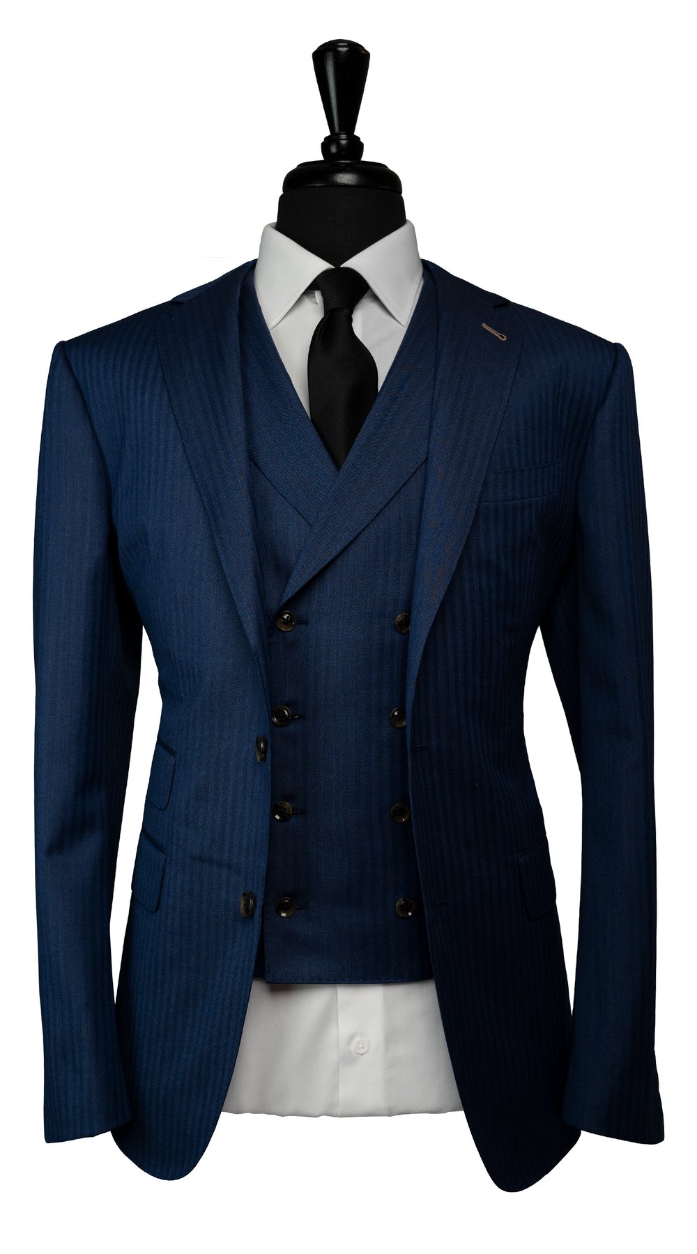Navy Blue Herringbone Suit Navy Blue Herringbone Suit