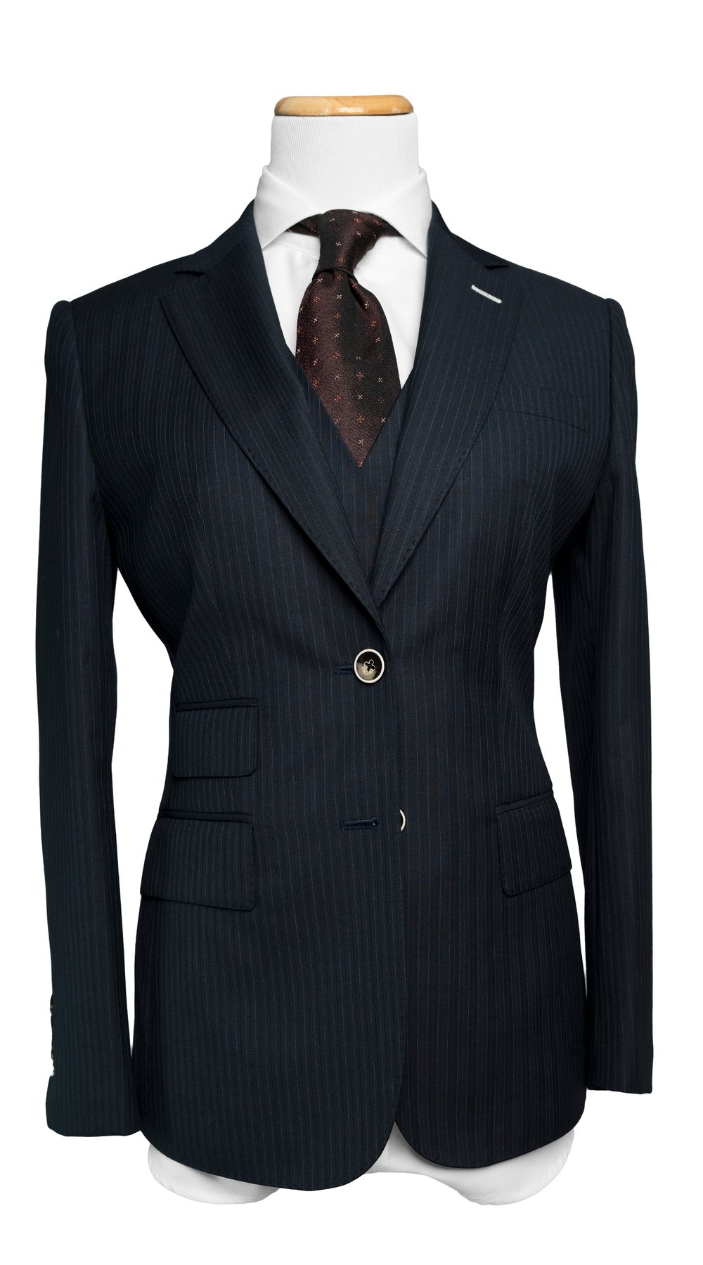 Dark Blue Pinstripe Suit Dark Blue Pinstripe Suit