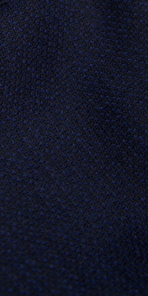 Dark Blue Chambray Wool Suit Dark Blue Chambray Wool Suit