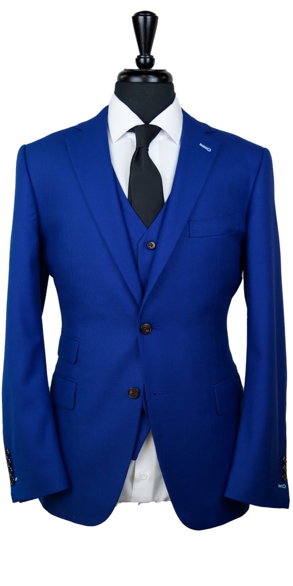 Egyptian Blue Wool Suit Egyptian Blue Wool Suit