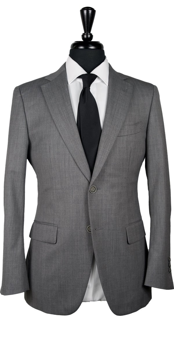 Steel Gray Wool Suit Steel Gray Wool Suit