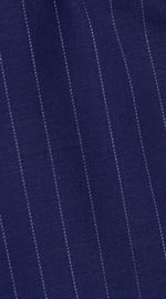 Royal Blue Pinstripe Wool Suit