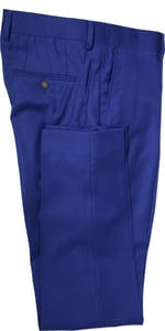Royal Blue Twill Wool Suit