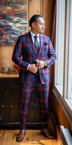 Checker Wool Suit