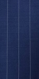 Navy Blue Pinstripe Wool Suit
