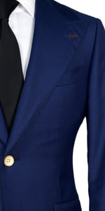 Persian Blue Wool Suit
