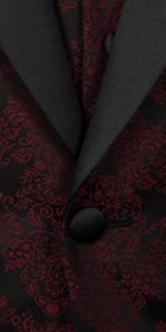 Red Jacquard Tuxedo