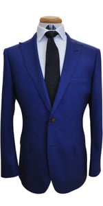 Royal Blue Wool Suit