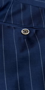 Oxford Blue Pinstripe Wool Suit