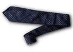 Dark Blue Foulard Silk Tie