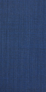 Sapphire Blue Herringbone Wool Suit
