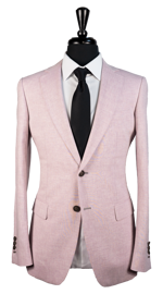 Blush Linen Blend Suit