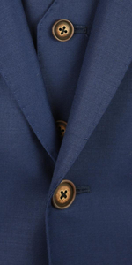 Navy Blue Wool Suit