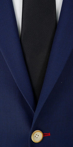 Classic Blue Birdseye Wool Suit
