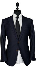 Dark Blue Subtle Stripe Suit