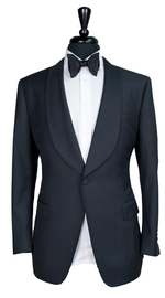 Classic Charcoal Shawl Suit