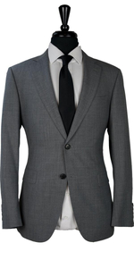 Grey Stretch Wool Suit