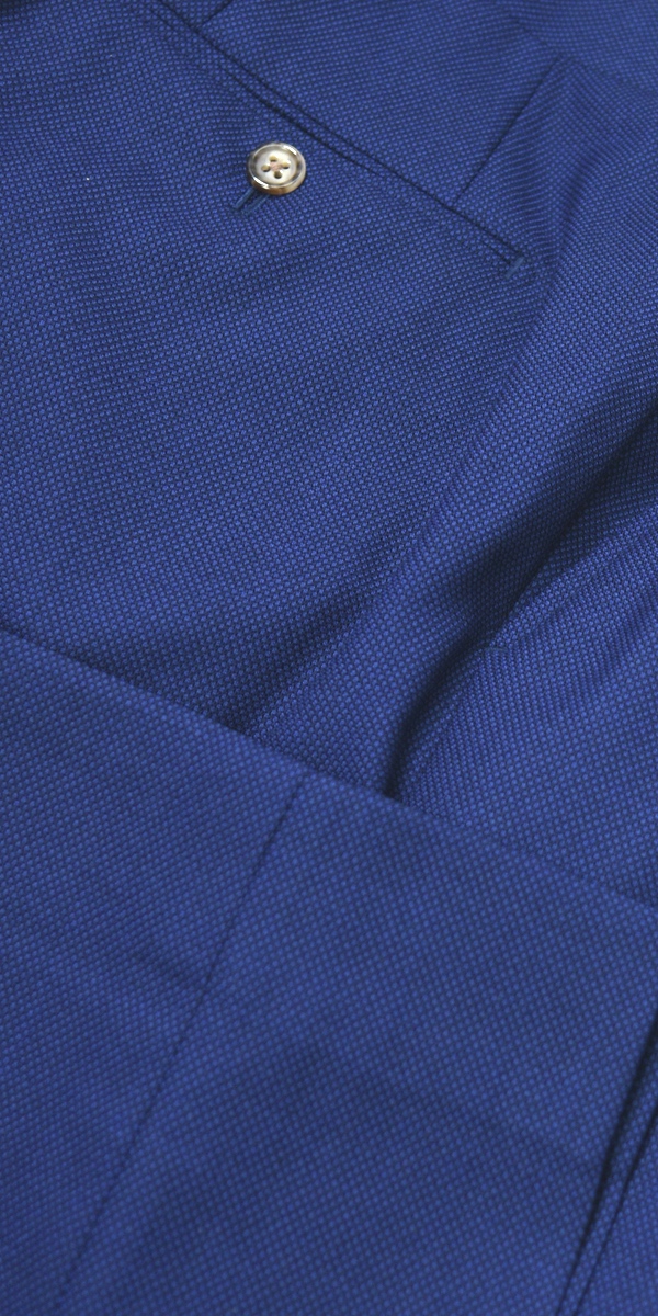 Complet Laine Birdseye Bleu Égyptien