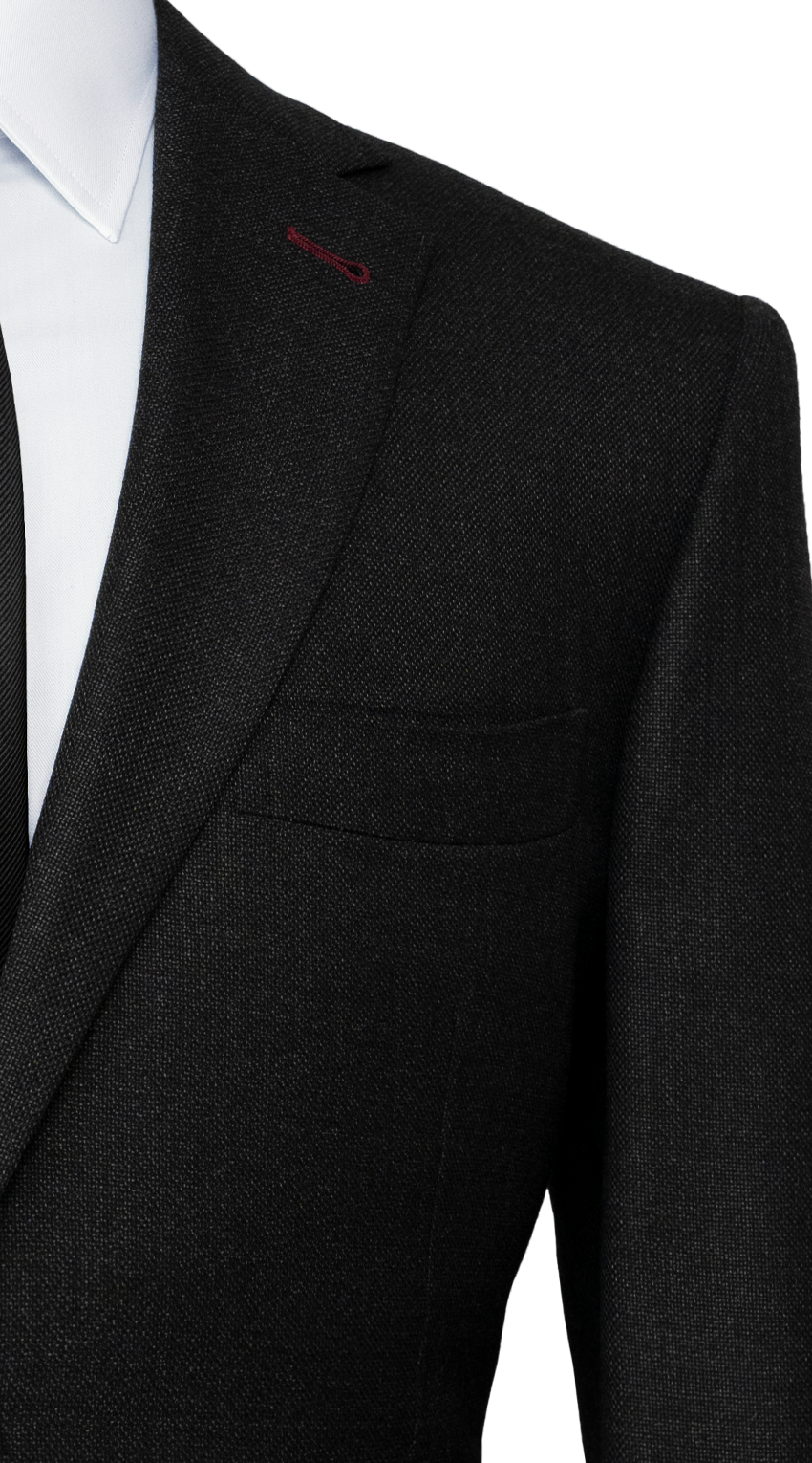 Ash Black Wool Suit