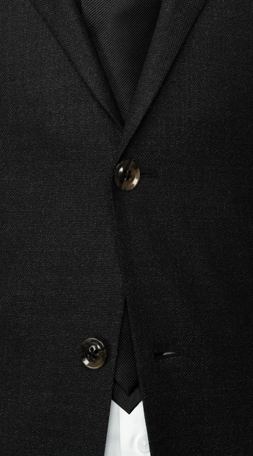 Ash Black Wool Suit
