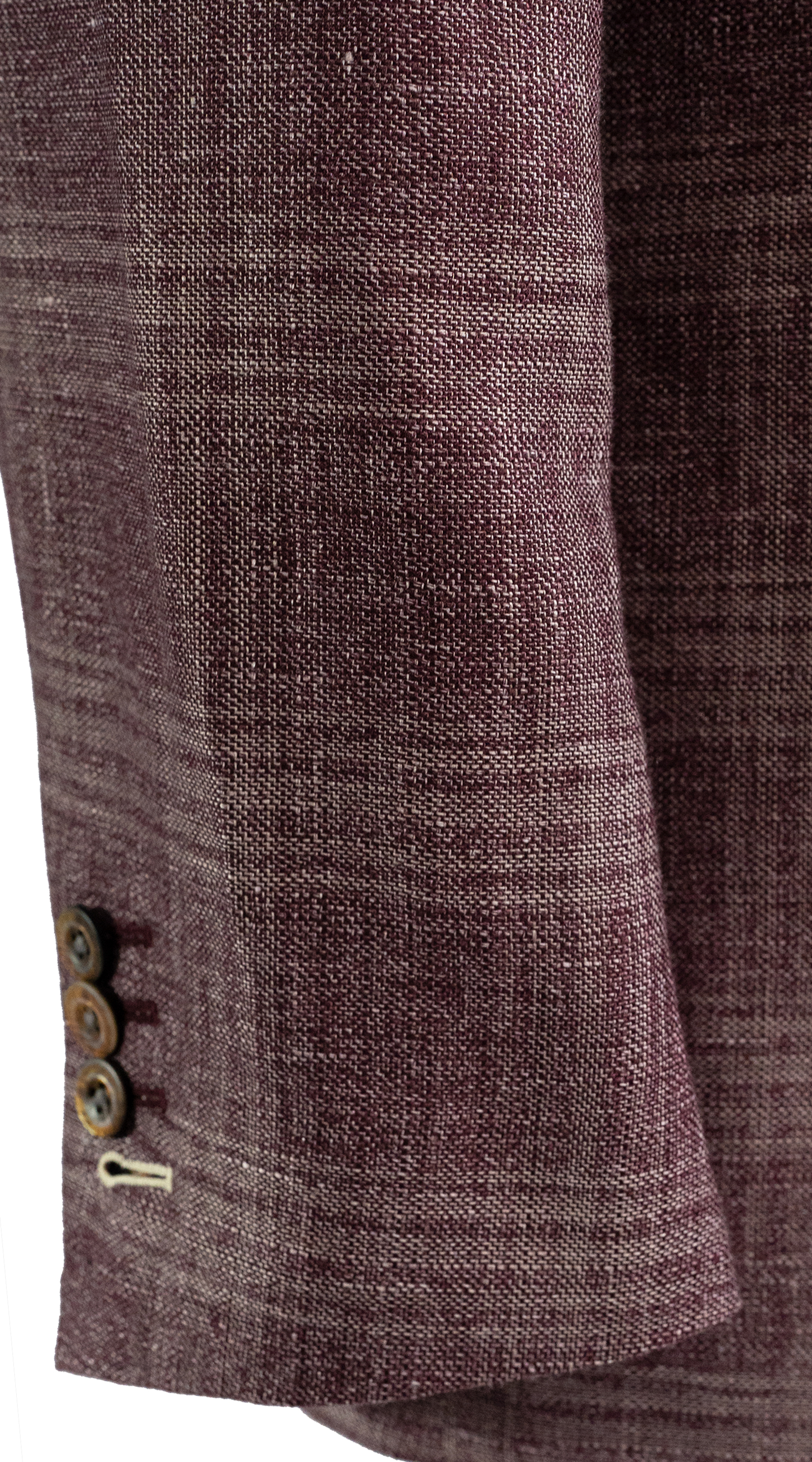 Plum Glen Check Double-Breasted Suit