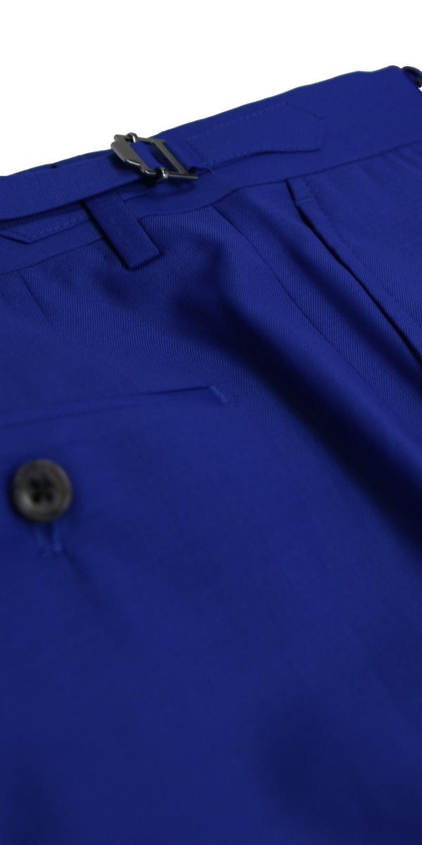 Electric Blue Wool Suit