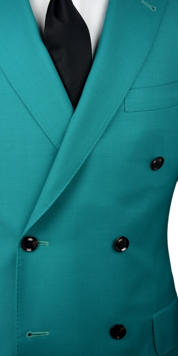 Aquamarine Wool Suit