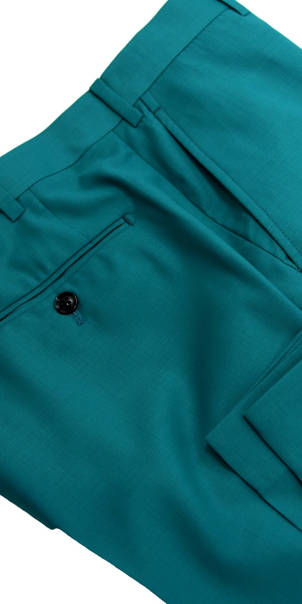 Aquamarine Wool Suit