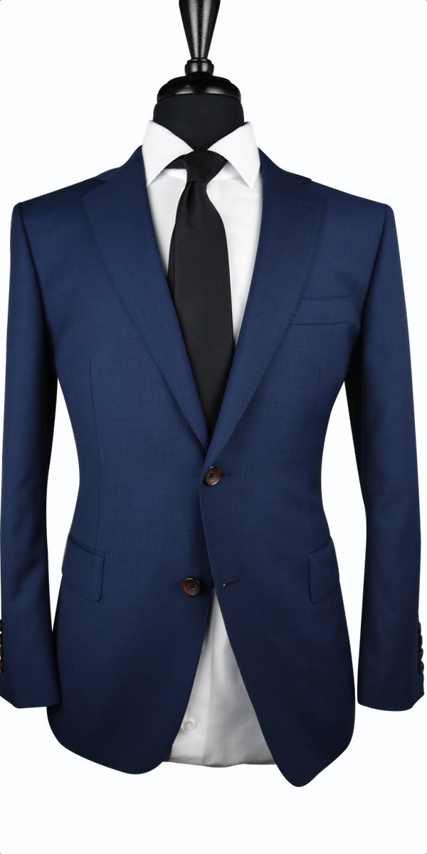 Complet prince de galles bleu marine en laine