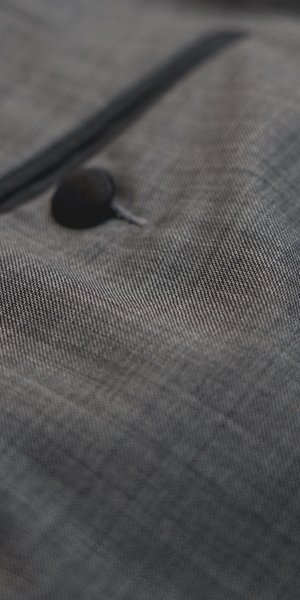 Complet Tuxedo Laine Gris Requin Classique