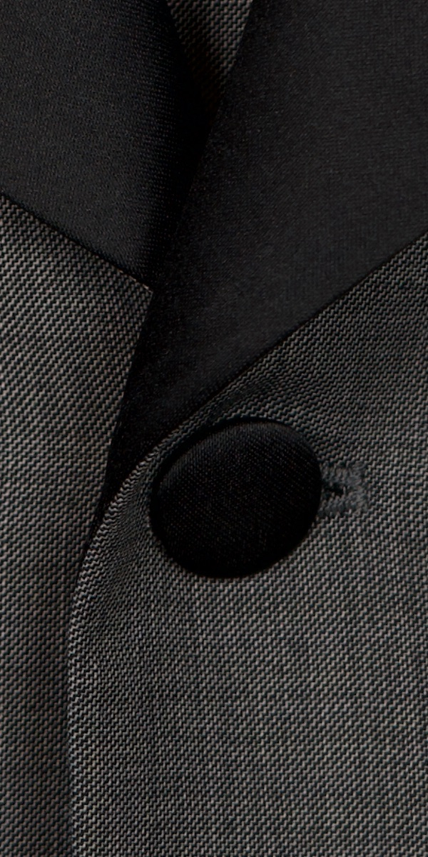 Complet Tuxedo Laine Gris Requin Classique